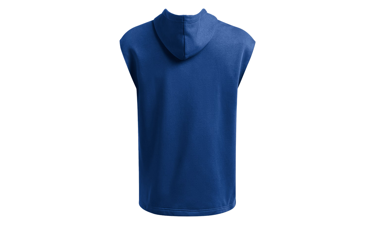 Icon Fleece Sleeveless Hoodie "Blue / White" 1389344 432