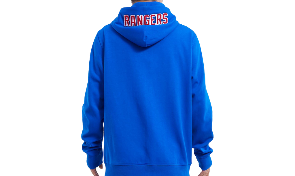 New York Rangers Classic Chenille Zip-Up Hoodie "Blue" HNR560665 RYB