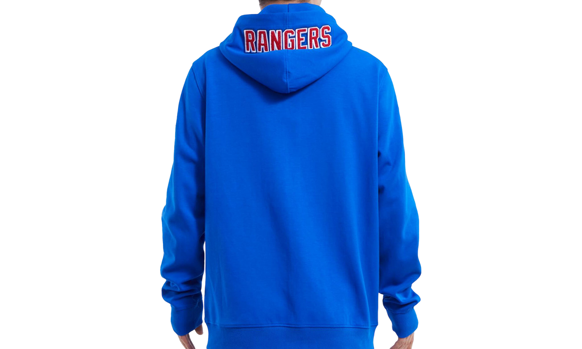 New York Rangers Classic Chenille Zip-Up Hoodie "Blue" HNR560665 RYB