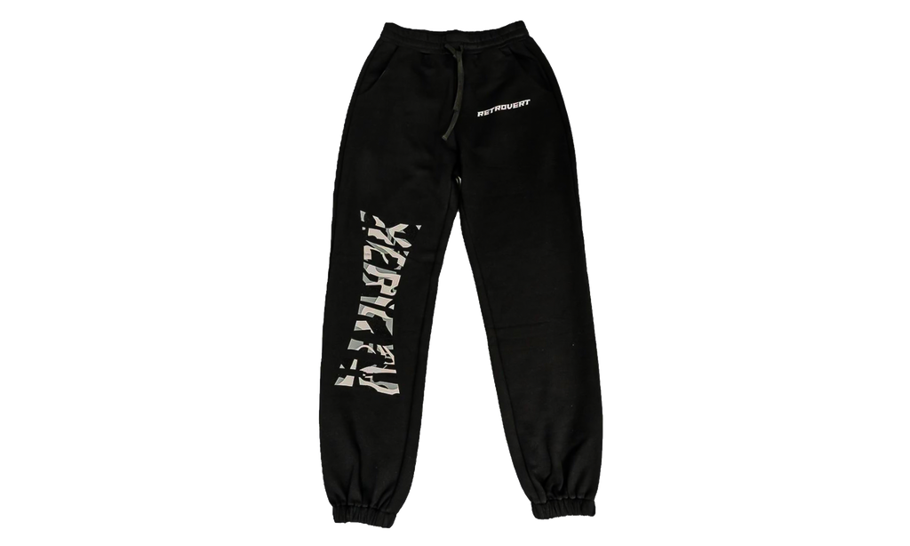 Rhinestone Rebirth Sweatpants "Black" RET030