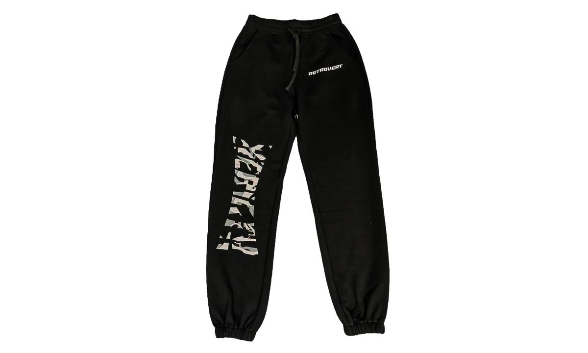Rhinestone Rebirth Sweatpants "Black" RET030