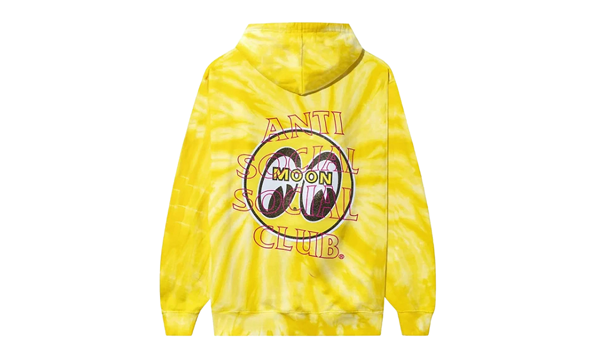 Glitter Crossfire Tie Dye Hoodie "Mooneyes" 7012095 YELLOW