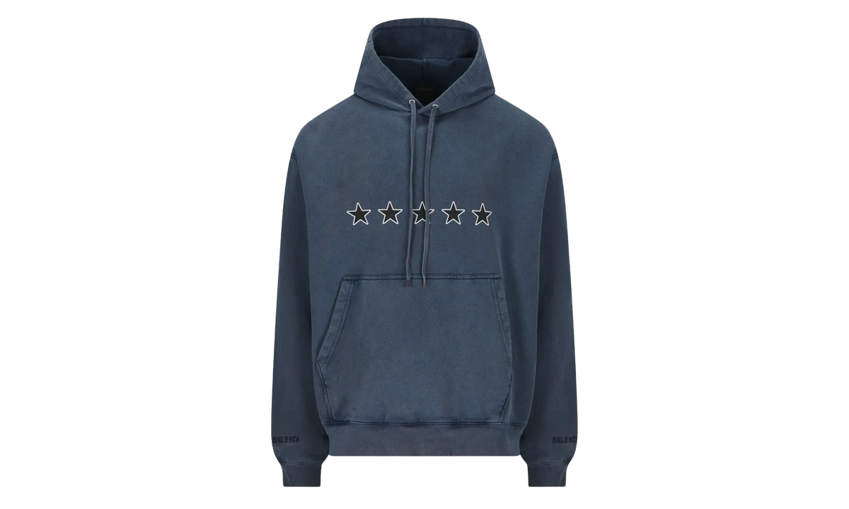 Oversized Drawstring Hoodie "Washed Navy" 858143 TTVL5 8806