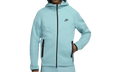 Sportswear Tech Fleece Windrunne Full-zip Hoodie "Denim Turquoise/Black" FB7921 464