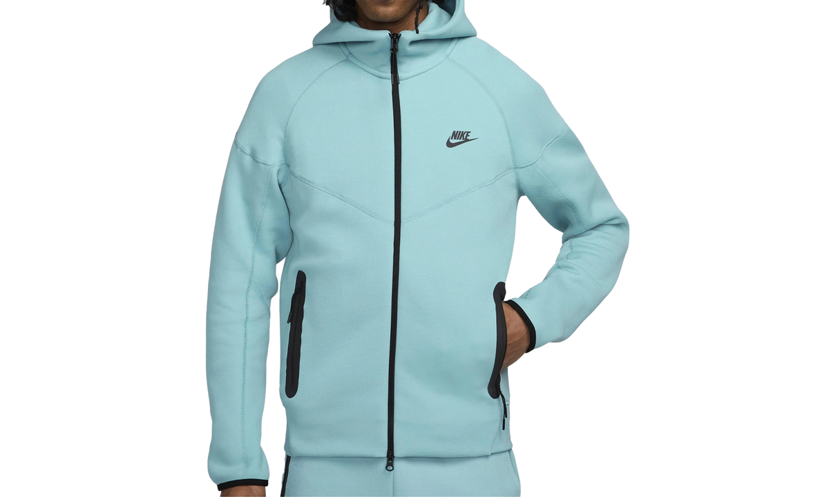 Sportswear Tech Fleece Windrunne Full-zip Hoodie "Denim Turquoise/Black" FB7921 464