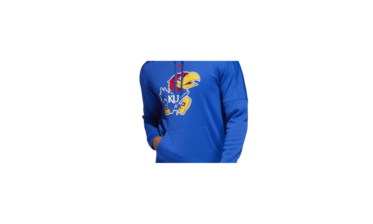 NCAA Kansas Jayhawks Team Issue Pullover Hoodie "Royal Blue" DA8367