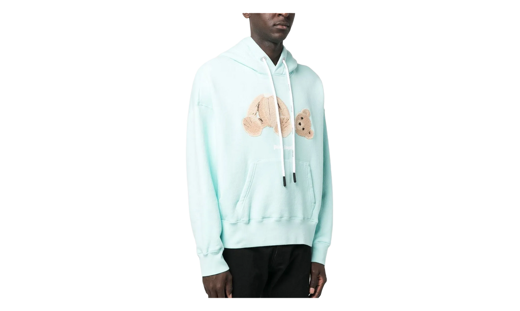 Bear Hoodie "Light Blue / Brown" PMBB058C99FLE0054060