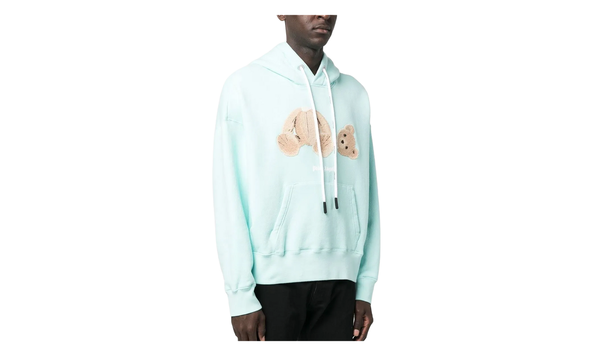 Bear Hoodie "Light Blue / Brown" PMBB058C99FLE0054060