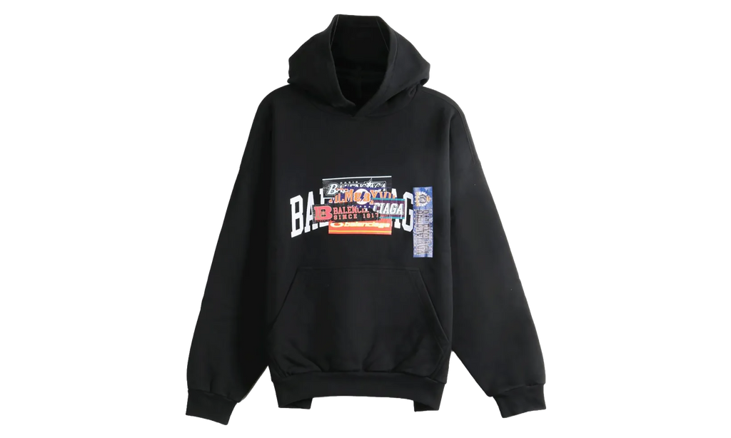 Bumper Stickers Medium Fit Hoodie "Black" 871956TUVS81000