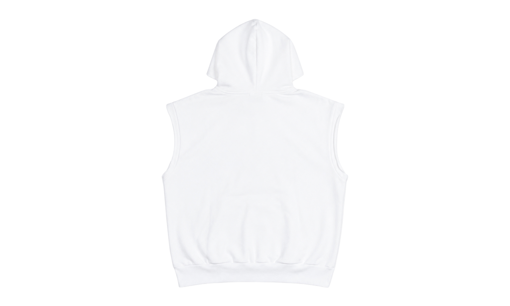 Rhinestone OG Web Sleeveless Hoodie "Glacier" SP5der605
