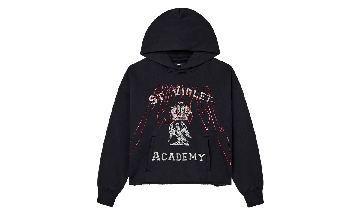 St. Violet Crystals Hoodie "Black" M4104 HWBH426