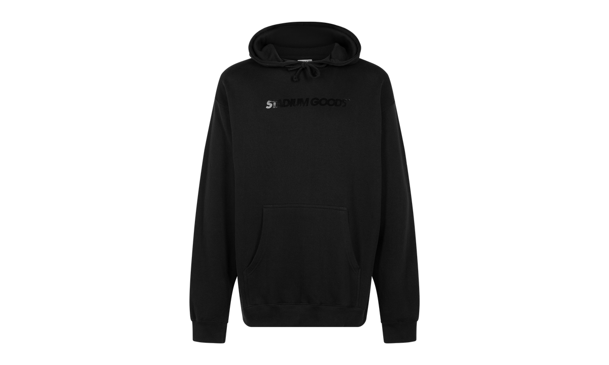 Horizontal Logo Hoodie "BLACK/BLACK" SGS0549