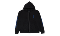 Vertical Logo Zip-Up Hoodie "Black / Blue" CHRM0953