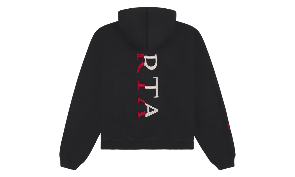 Riko Half Zip Up Hoodie "Vintage Black Combo" MCVUK1455 T2405VTBCB