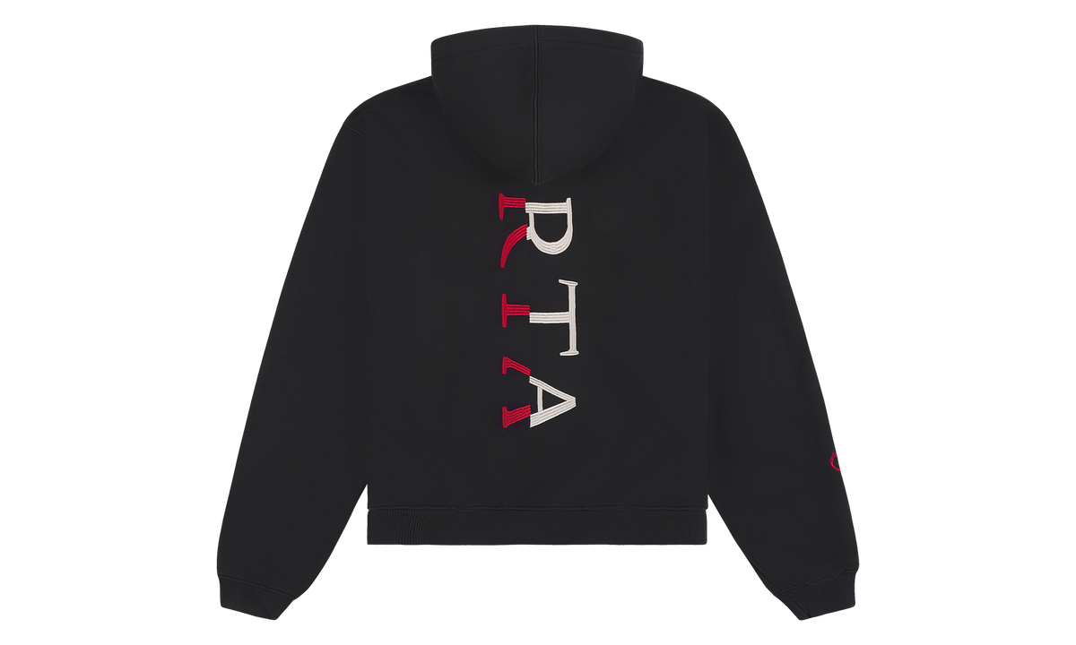 Riko Half Zip Up Hoodie "Vintage Black Combo" MCVUK1455 T2405VTBCB