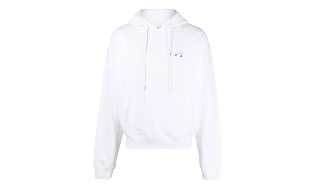 Caravag Paint Over Hoodie "White" OMBB037C99FLE0040110
