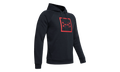 Rival Fleece Box Logo Hoodie "Black / Martian Red" 1329745 002