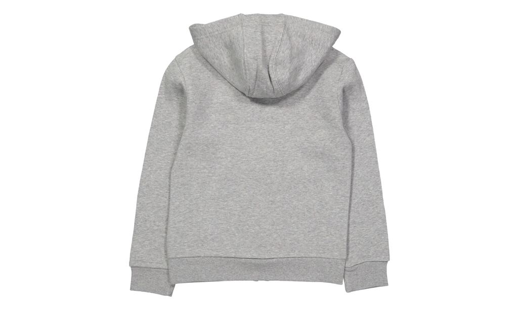Originals Full Zip Hoodie GS "Medium Grey Heather / White" DH2702
