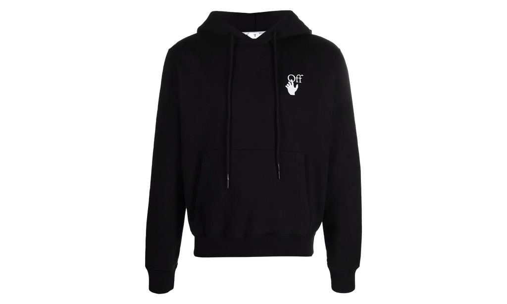 Arrows-print logo Hoodie "BLACK/MULTI-COLOR" OMBB034F21FLE0021084