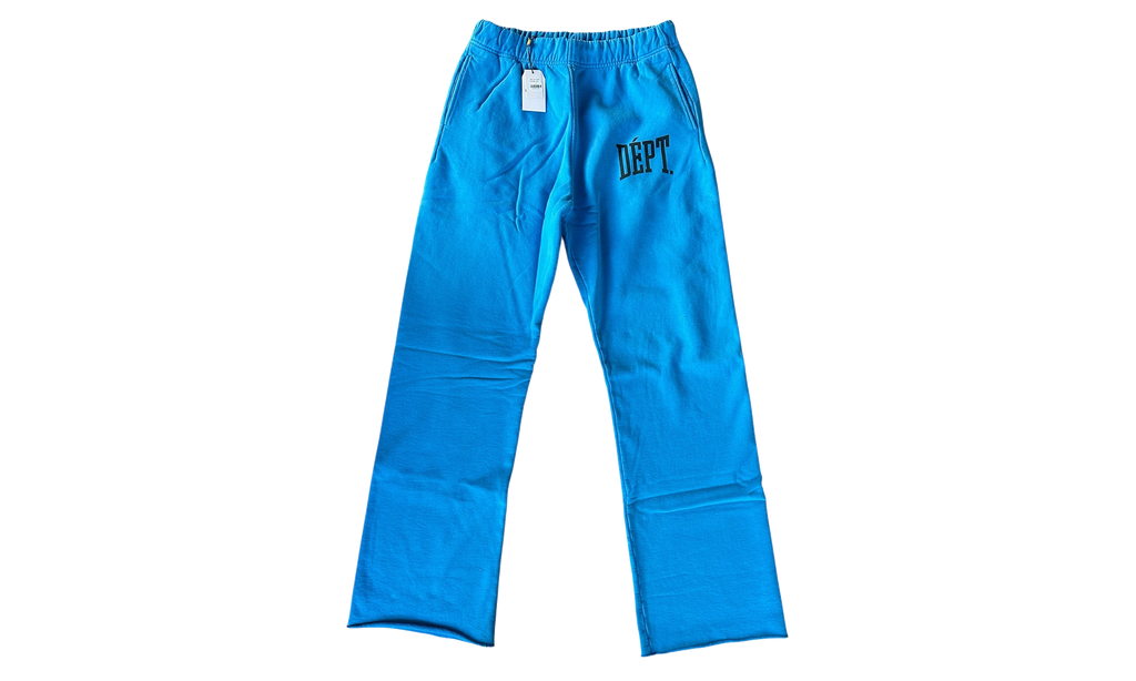 Dept Logo Sweatpants "Blue & Black" GD314