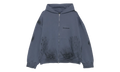 Back Zip Up Hoodie Regular Fit "Faded Dark Blue / Black" 803264 TTVG1 3364