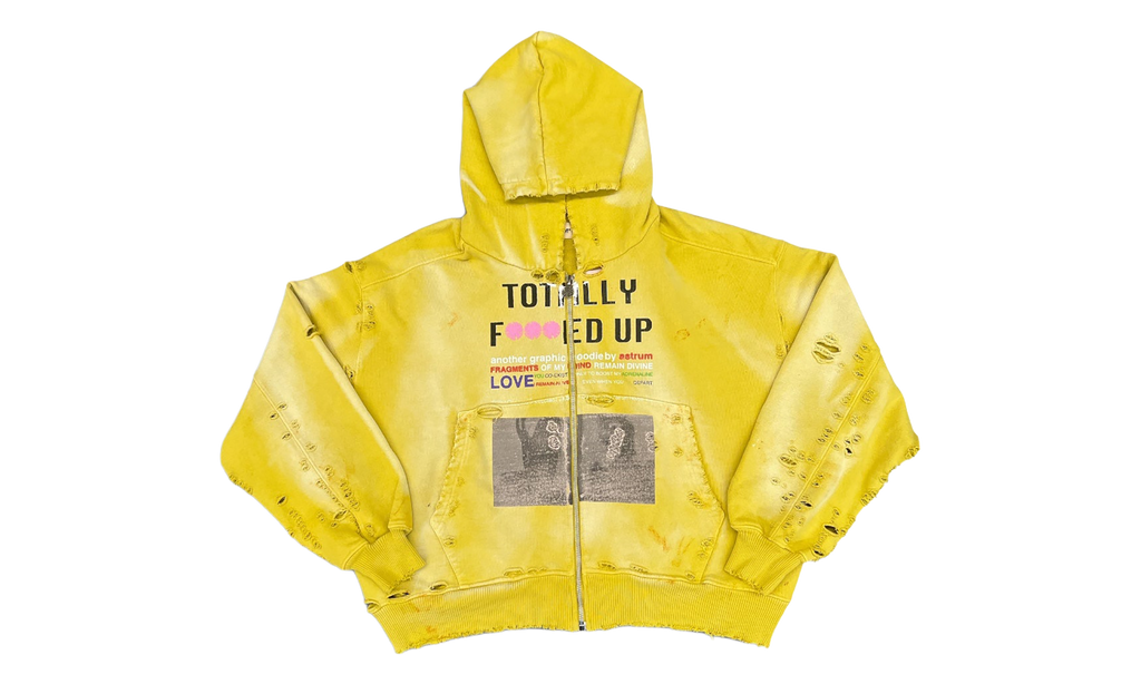 ASTRUM TFU ZIP HOODIE "YELLOW" AST029