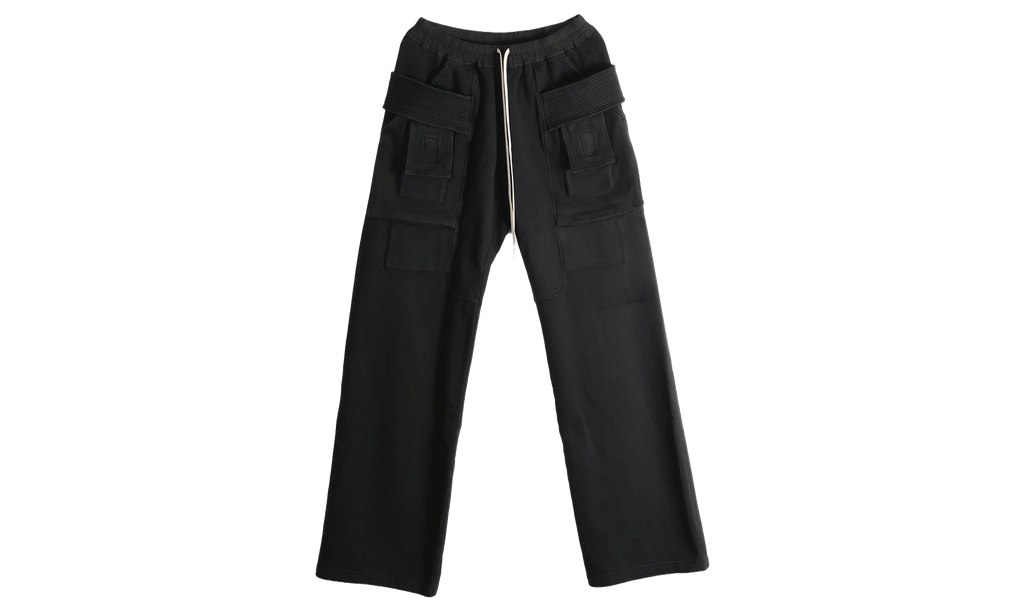 Creatch Wide Cargo Drawstring Sweatpants "Black" DU02F6394 F 09