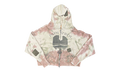 Pain Zip-Up Hoodie "White / Neapolitan Stain" SS26 SEK HD01