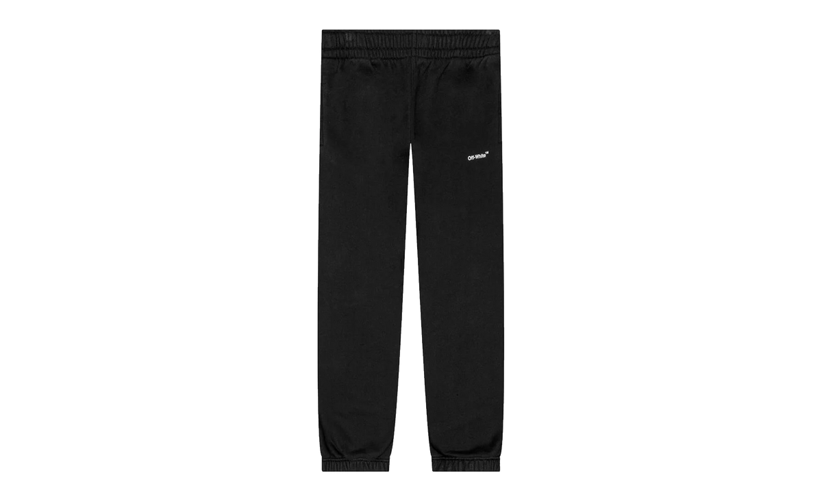Helvetica Slim Sweatpants "Black" OMCH029C99FLE0021001