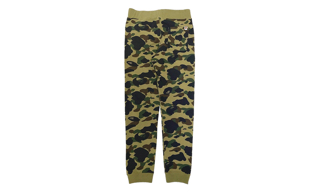 BAPE 1St Camo Shark Slim Sweatpants "Green Black" B1CSSGB