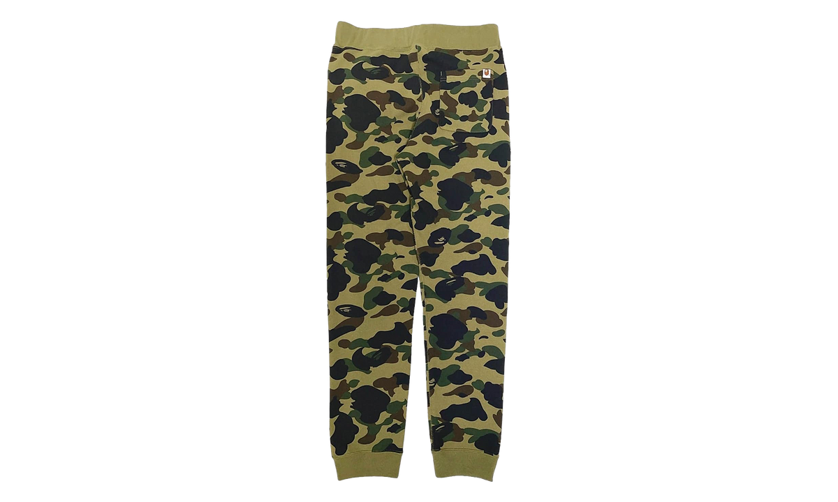 BAPE 1St Camo Shark Slim Sweatpants "Green Black" B1CSSGB