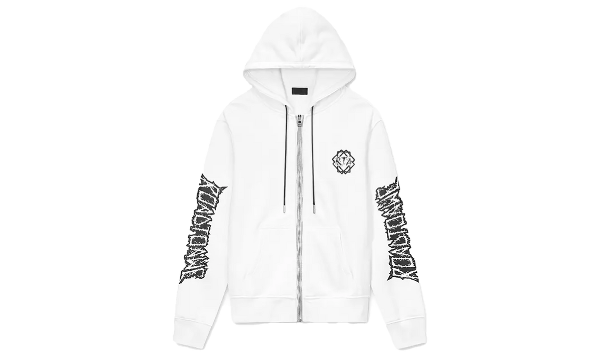 Floyd Zip Up Hoodie "White Metal Road To Awe" MLFQK909 T2009WTMR