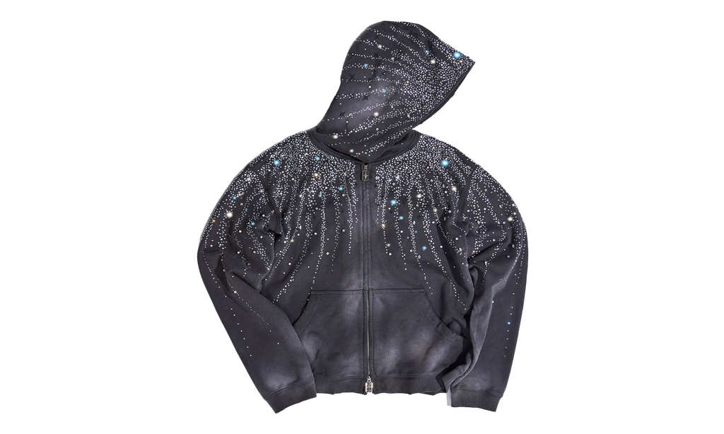 20K Stellar Diamond Hoodie "Grey / Rhinestone" BC25FWHA05 GREY