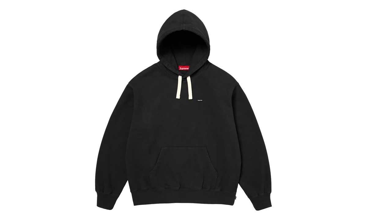 Small Box Drawcord Hoodie "SS26 - Black" SU27269