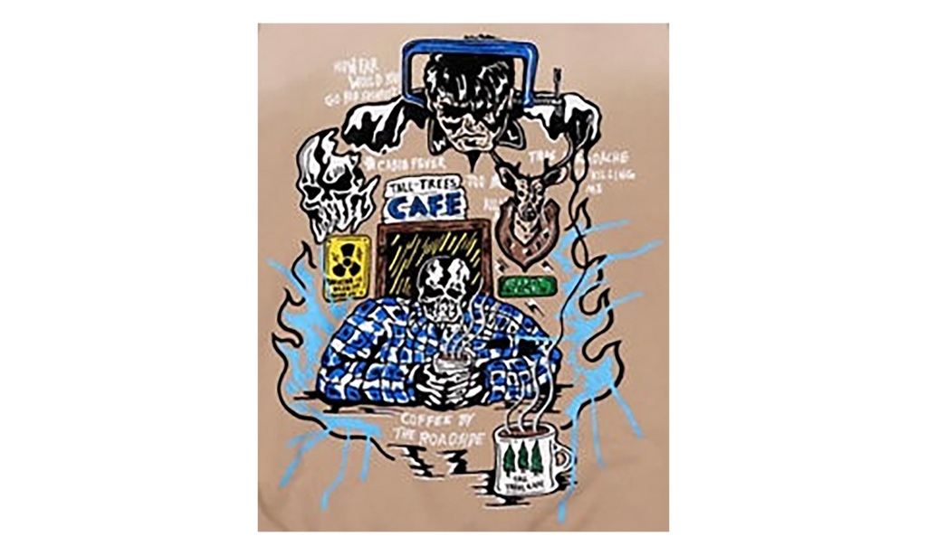 Roadside Coffee Hoodie "Tan" WL022