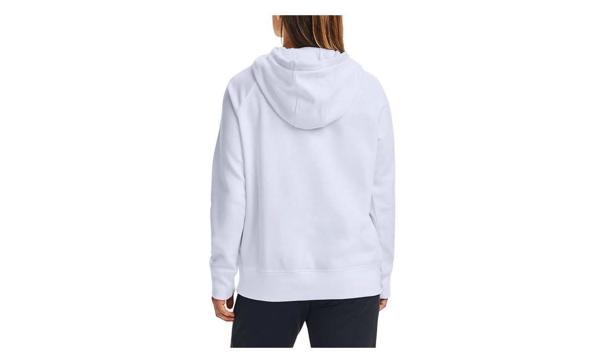 Rival Fleece Logo Hoodie WMNS "White/ Black Logo" 1356318 100