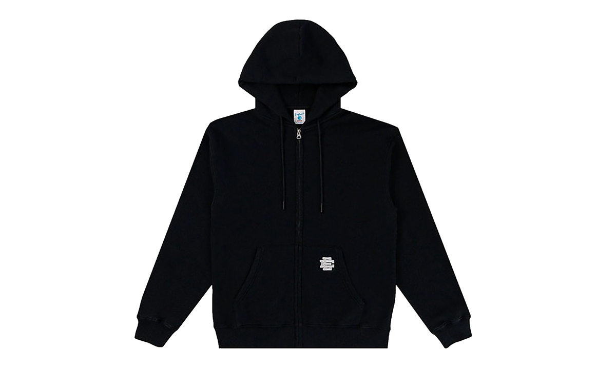 EE zip-up hoodie "FW23 - Black/Grey" EE833