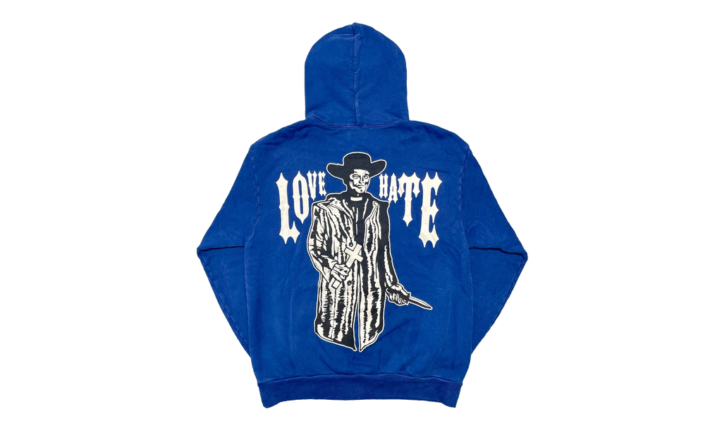 Love Hate Hoodie "Navy" WL044