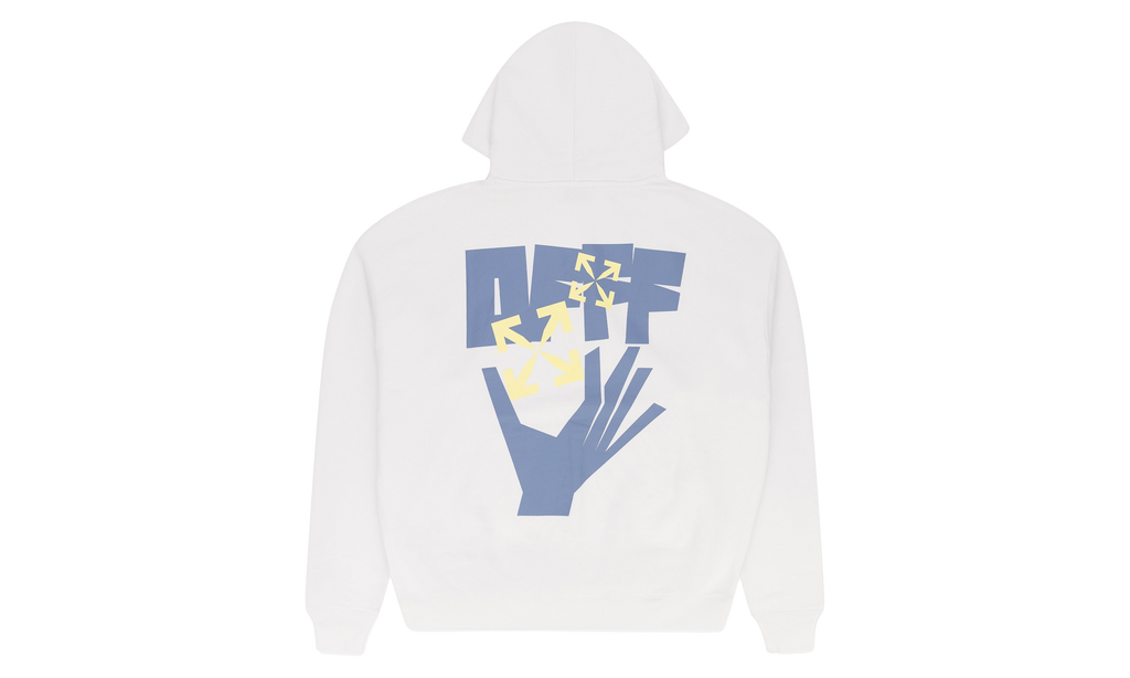 Hand Arrow Hoodie "White" 44OWOS26K080 100