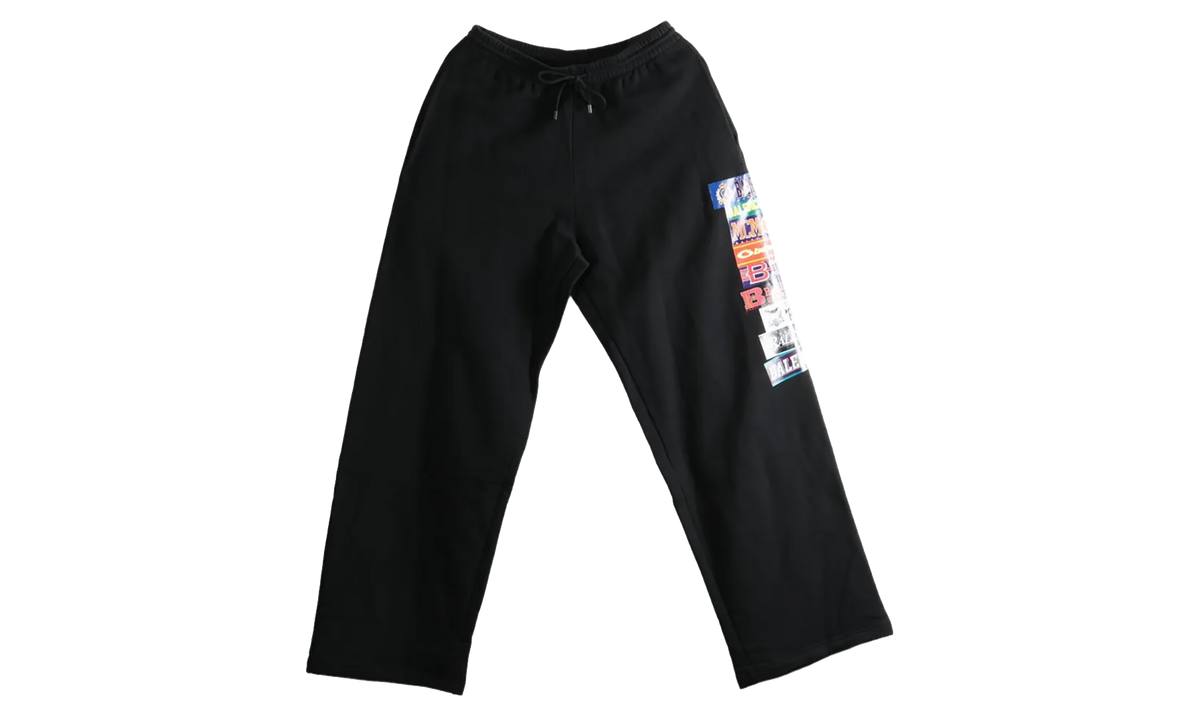 Bumper Stickers Baggy Sweatpants "Black" 871496TUVS81000