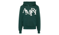 Staggered Logo Hoodie "Green / White" PS24MJL016 428