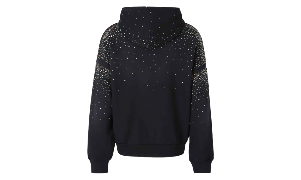 Crystal Oversized Zip-Up Hoodie "Black" AM426JR065 0002
