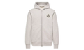 Sketched Logo Zip-Up Cotton Hoodie "Grey" MON106