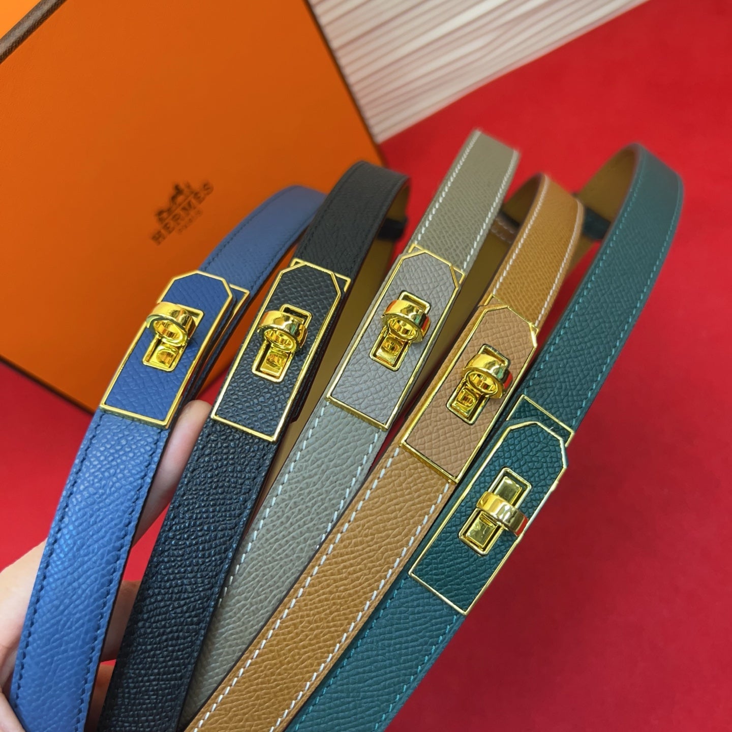 HM Kelly 18 Belt Epsom Calfskin 212465