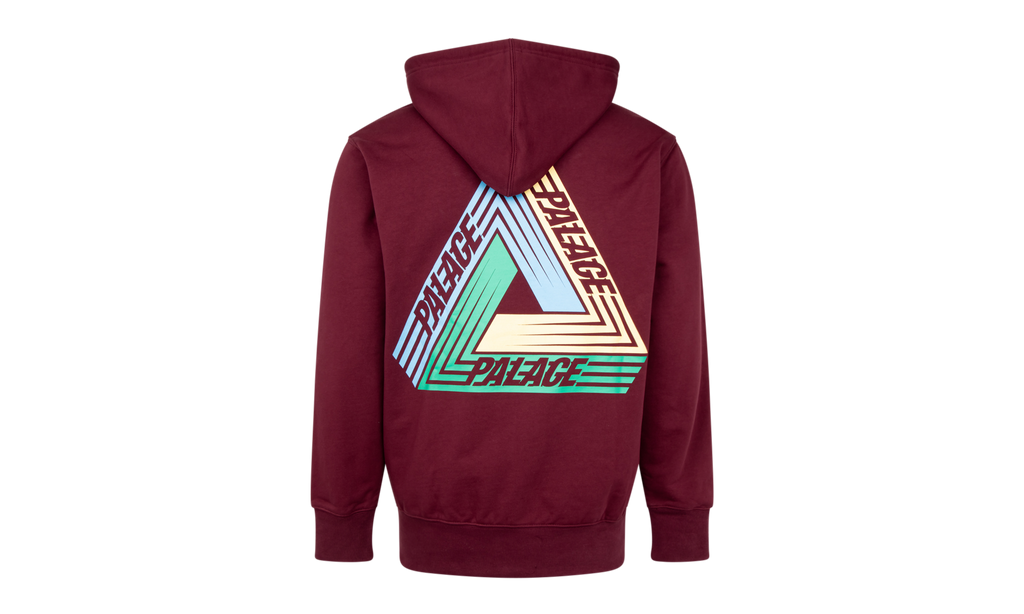 TRI-DART HOODIE "BURGUNDY" P19HD091
