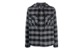 Arrow Hoodie Flannel Shirt "Black / White" OMGA125F21FAB0010501