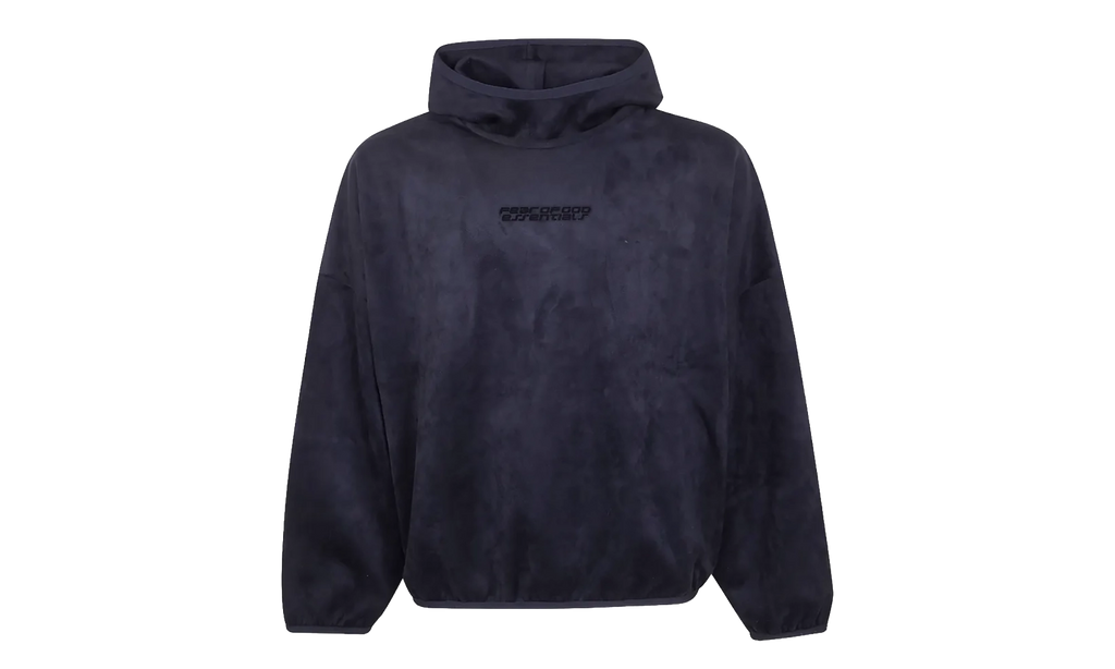 Suede Fleece Modern Hoodie "Vintage Black" 192HO256941F