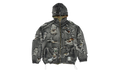 Hell Denim Camo Zip-Up Hoodie "Black" TC25JK2302