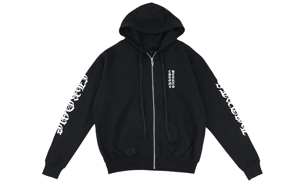 Vertical Logo Zip-Up Hoodie "Black" CHRM0063