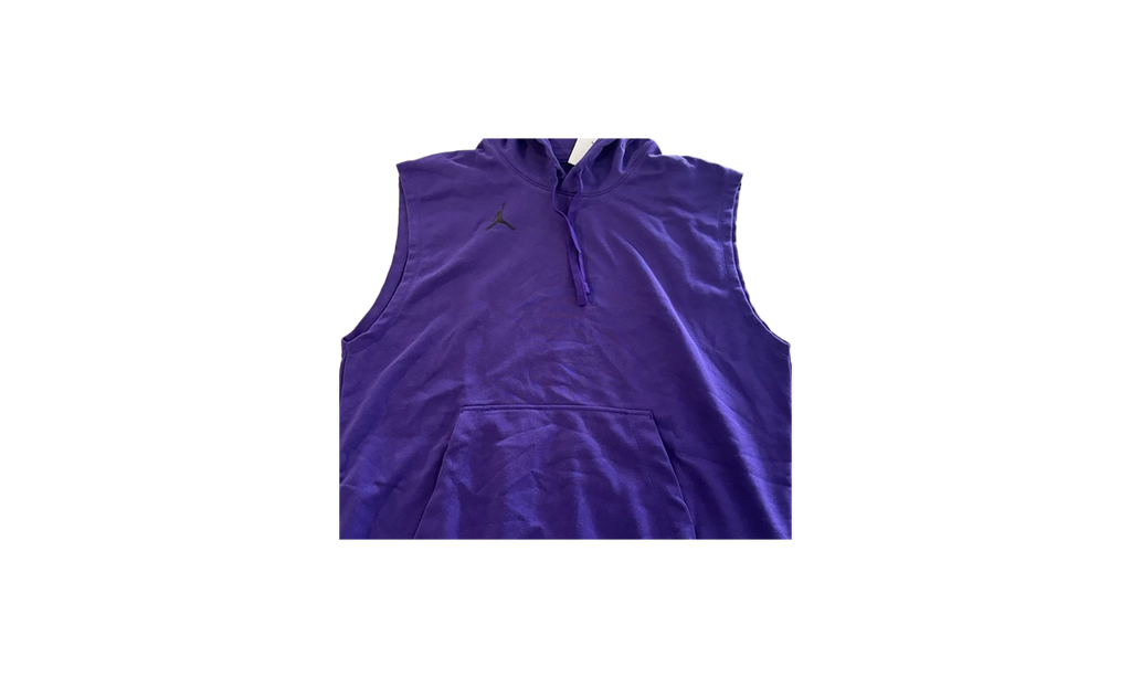 Air Jordan Sleeveless Fleece French Terry Dri Fit Hoodie "Purple" DQ7946 520